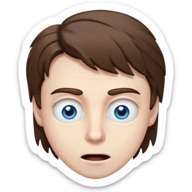 Crazy person sticker