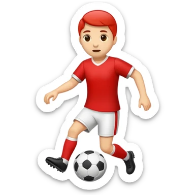 traffic sign style emoji prohibiting playing soccer football sticker