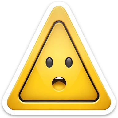 simbolo de alerta sticker