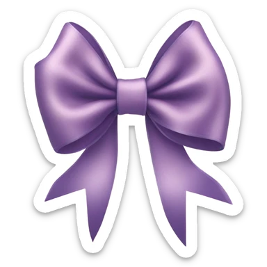 coquette ribbon bow sticker