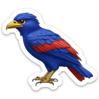 1912 kansas jayhawk bird sticker