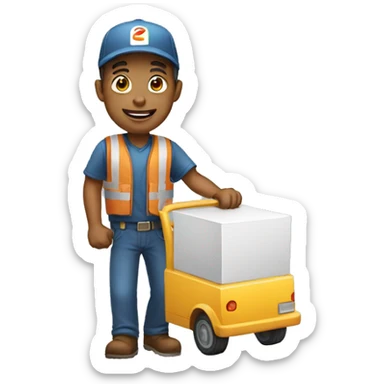 deliveryman sticker