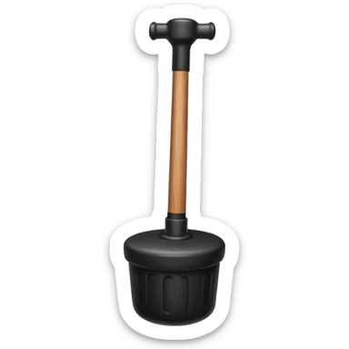 Plunger sticker