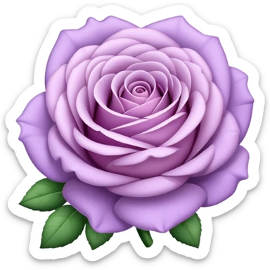 Pastel Lavender rose  sticker
