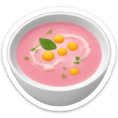 Lithuanian pink soup sticker