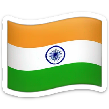 indian muslim flag sticker