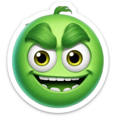 mike wazowski from monster & co sticker