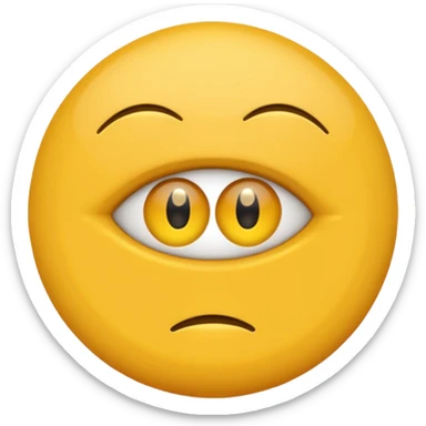 eye twitching emoji sticker