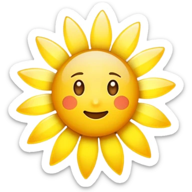 Light burst / illumination cue sticker