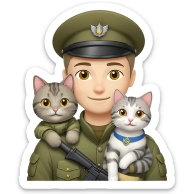 Котики Збройних сил України  sticker
