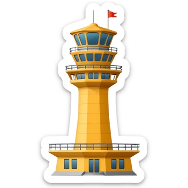 air traffic control tower sticker