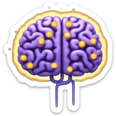 brain circuit sticker