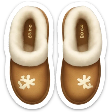 UGG slippers  sticker