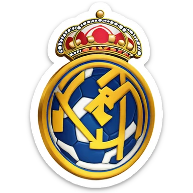 Real madrid logo copa  sticker