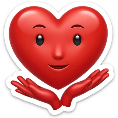 Merun heart iso emoji  sticker