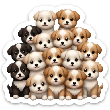 Cielo de los perritos sticker