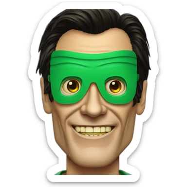 Jim carrey the mask sticker
