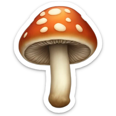 sentient-mushroom sticker