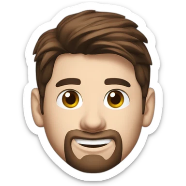 Lionel Messi with Barcelona Kit sticker