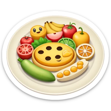 create some food emojis that everyon usualy has basic sticker