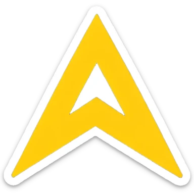 iOS emoji, minimal dark spark, small zigzag, flat sticker