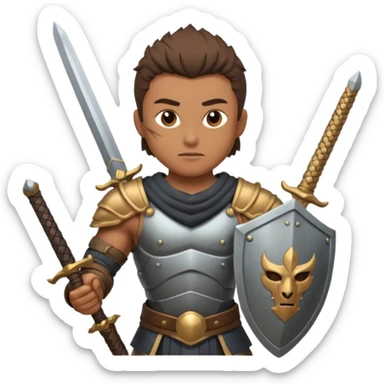 warrior 


 sticker