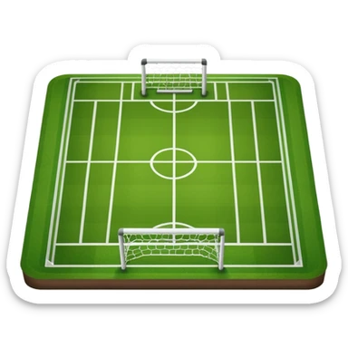 Soccer Field Objects sticker