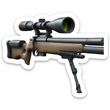 Sniper rifle sticker