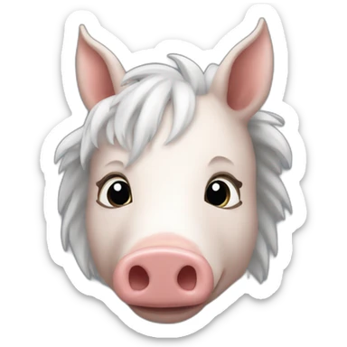 Chevaucheur de cochon sticker
