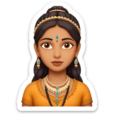 transgender indian girl sticker