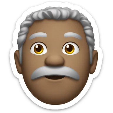 Calvo enfadado sticker