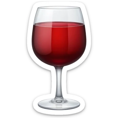 Small cup of wine sticker