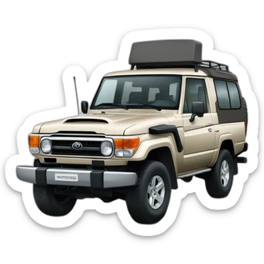 Toyota landcruiser sticker