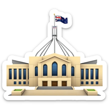 australian parliament house emoji sticker