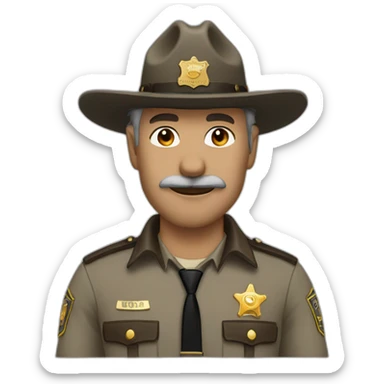 Park sheriff wolf sticker