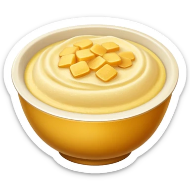 bowl of semolina sticker