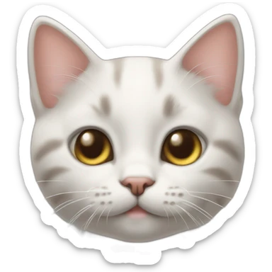 Chaton qui conduit sticker