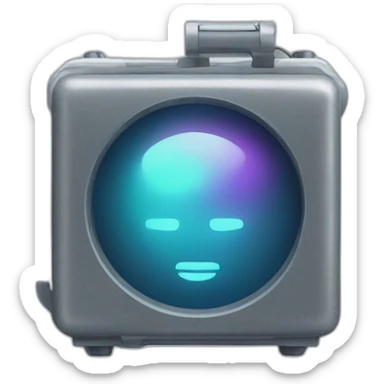 Mysterious high-tech gadget sticker