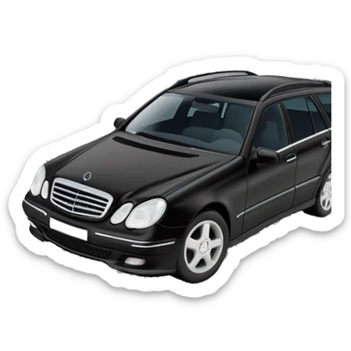 Mercedes benz w203 wagon 2007 black solo sticker
