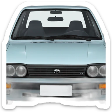 Toyota Corolla E30 front sticker