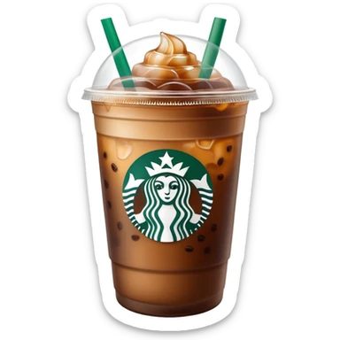 Iced coffee from Starbucks  sticker