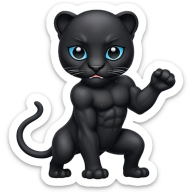 pantera negra sticker