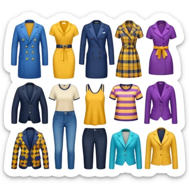 Clothes cool sticker