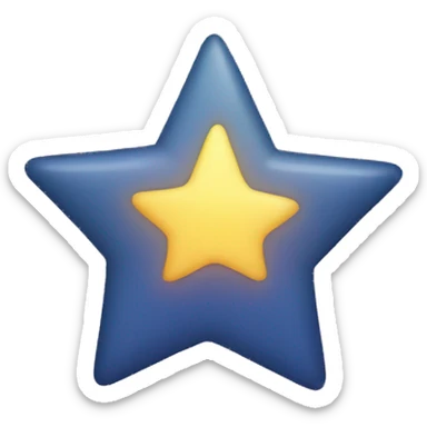 Good night star sticker