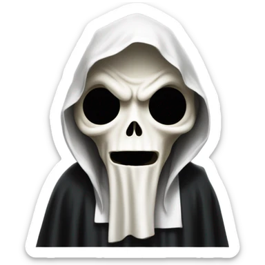 Ghostface from scream sticker