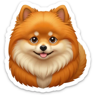 Pomeranian emoji sticker