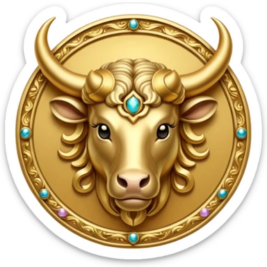 taurus zodiac sign sticker