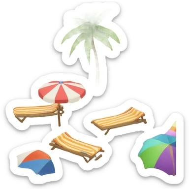 Beach sticker