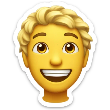 A sunshine smiling  sticker