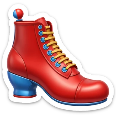clown shoe sticker